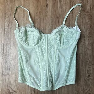 Urban outfitters green corset